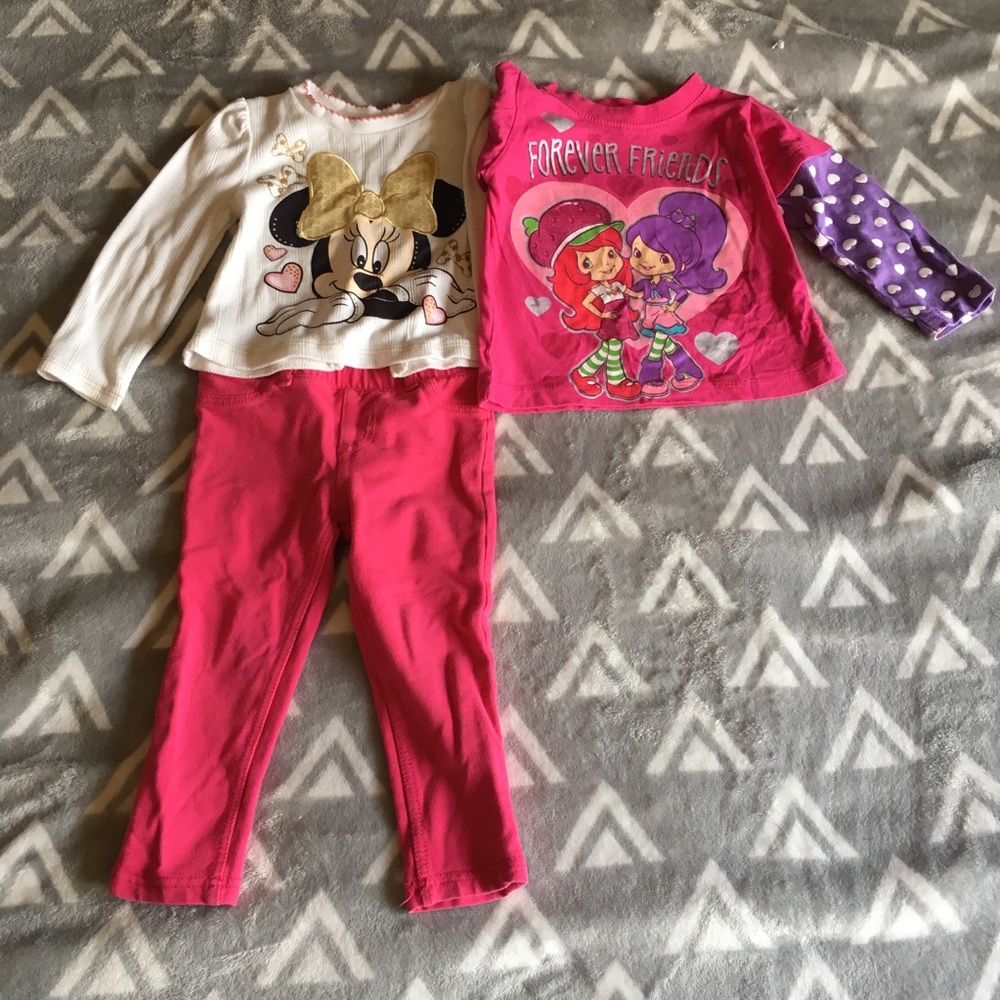 Bundle of 2T Items - 2 Tops and 1 Jean